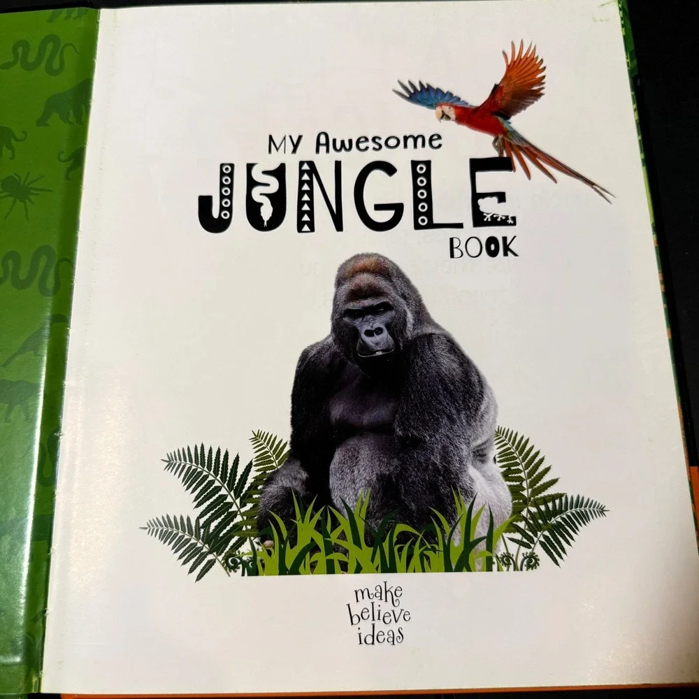 Make Believe Ideas My Awesome Jungle Book Two-Way Sequins Board